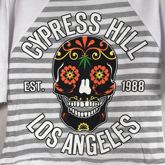 Control Industry Cypress Hill Day of the Dead Raglan Tee, Women's Size S - Multi - Picture 6 of 9